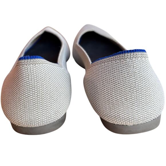 Rothy's The Point Light Gray Slip On Knit Flats size 9.5 - Picture 5 of 16